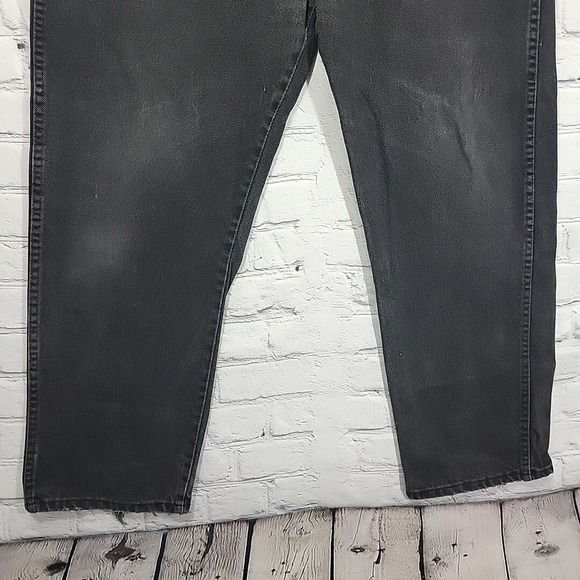 Vintage Rustler Western Jeans Mens 38X29 Black 100% Cotton - Picture 3 of 13